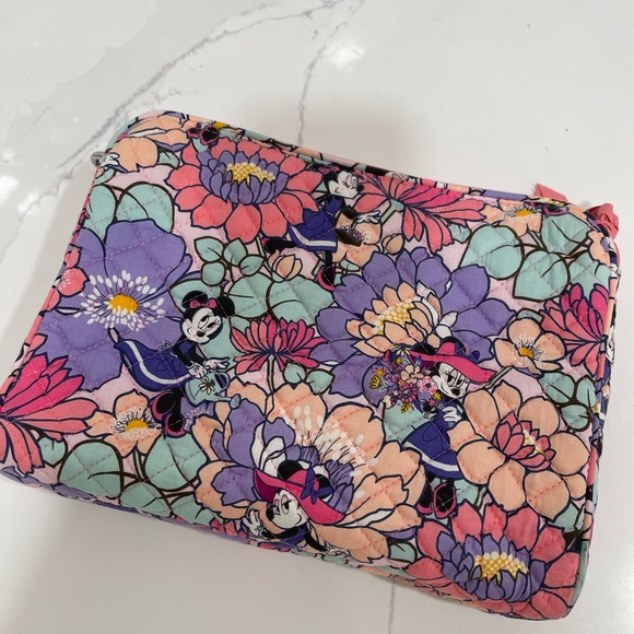 Vera Bradley Bags Disney X Vera Bradley Triple Compartment Crossbody In Minnies Garden Party